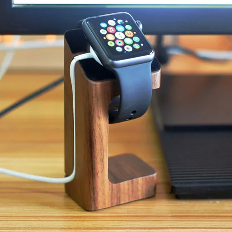 Smartwatch Watch Accessories - Деревянная подставка для зарядного устройства Apple