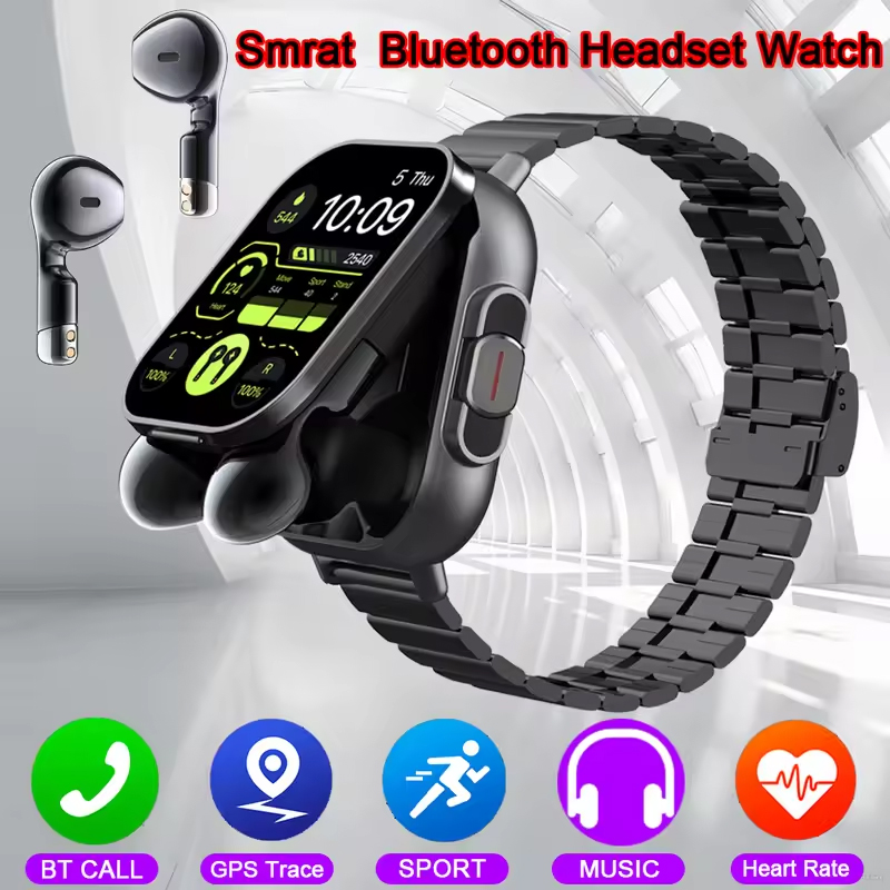 Smartwatch Headset - NFC Смарт-часы TWS Гарнитура 2-в-1 Bluetooth