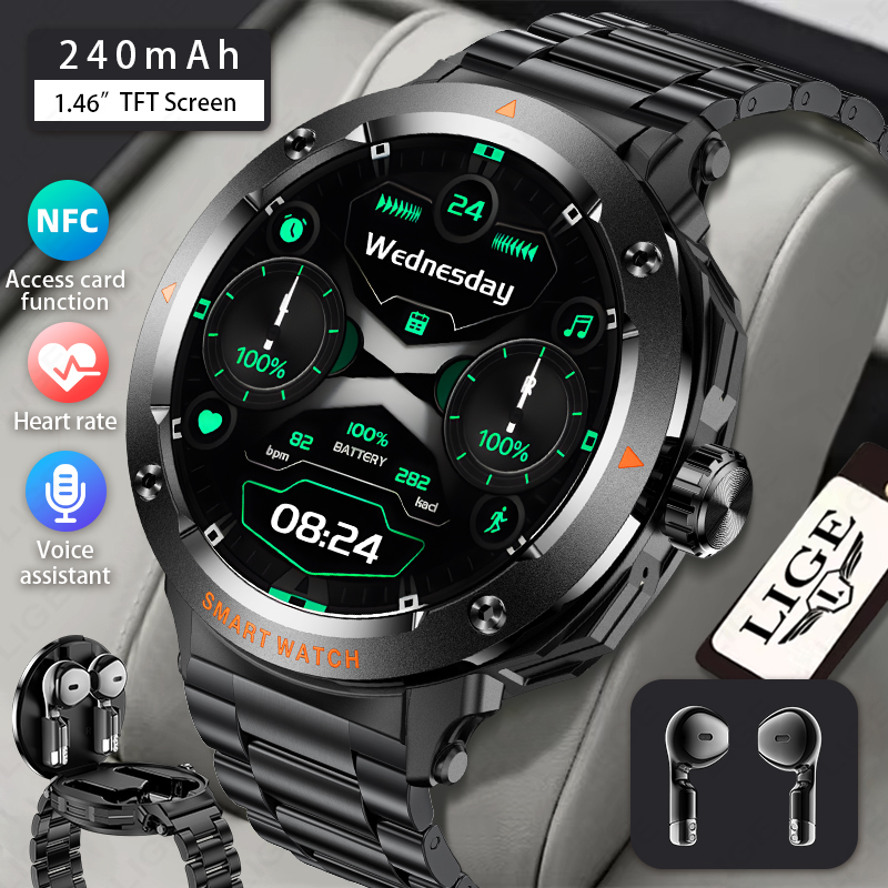 Smartwatch Headset - Смарт-часы LIGE для мужчин и женщин