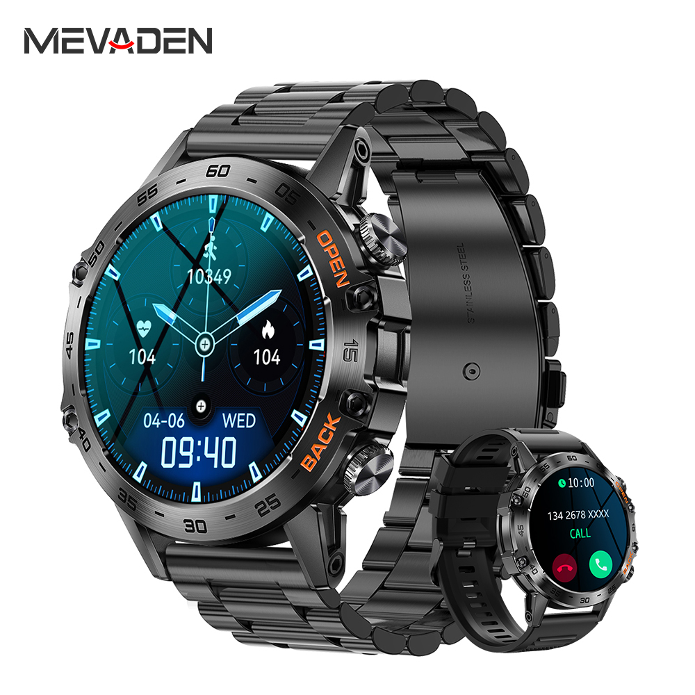 Smartwatch Face - Мужские умные часы MEVADEN Steel 1.39