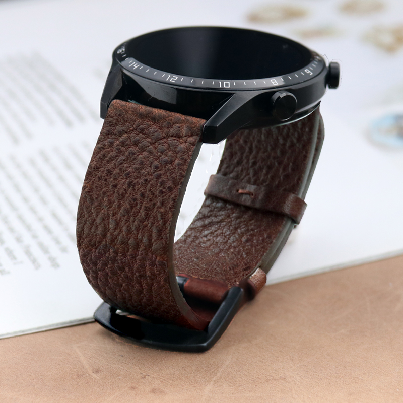 Smartwatch Accessories Shop - Итальянский Calfskinl 22 мм ремешок для