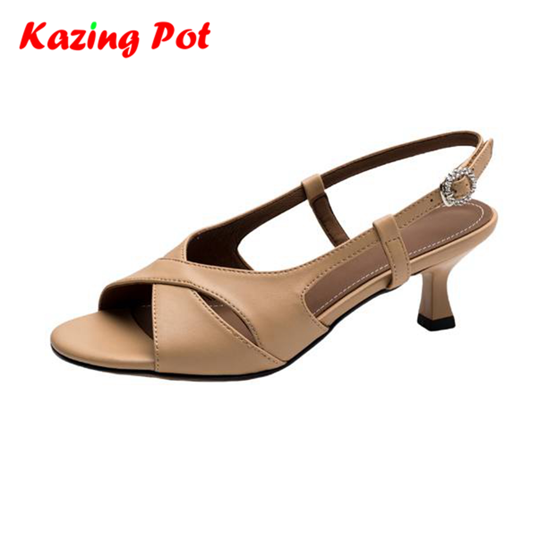 Leather Classic Strap - Женские сандалии Krazing Pot Basic Clothing: