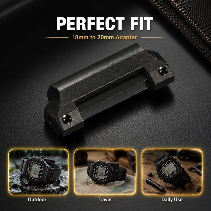 Watch Band Connector - Универсальный адаптер с приподнятой головкой 18–20