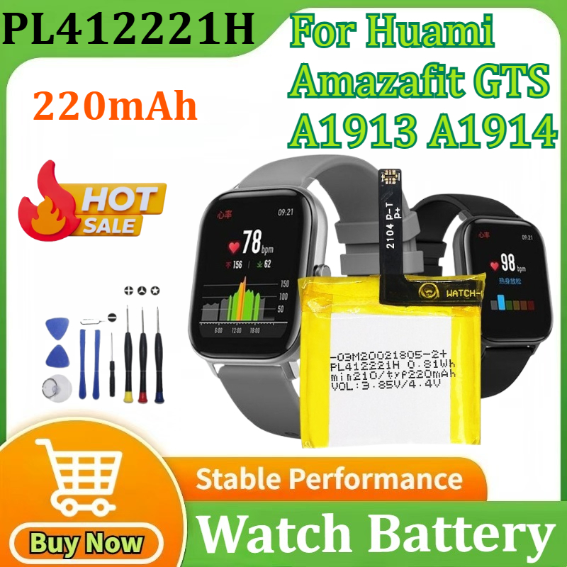 PL412221H аккумулятор для Huam – обзор и цена Smartwatch A1914