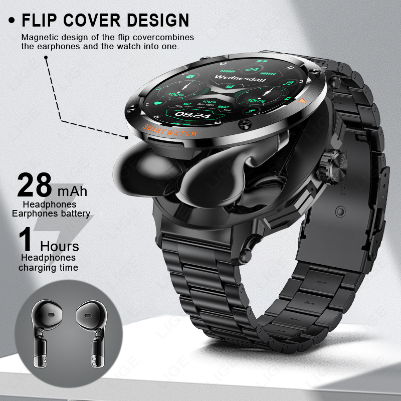 Смарт-часы LIGE для мужчин и ж – обзор и цена Smartwatch Headset