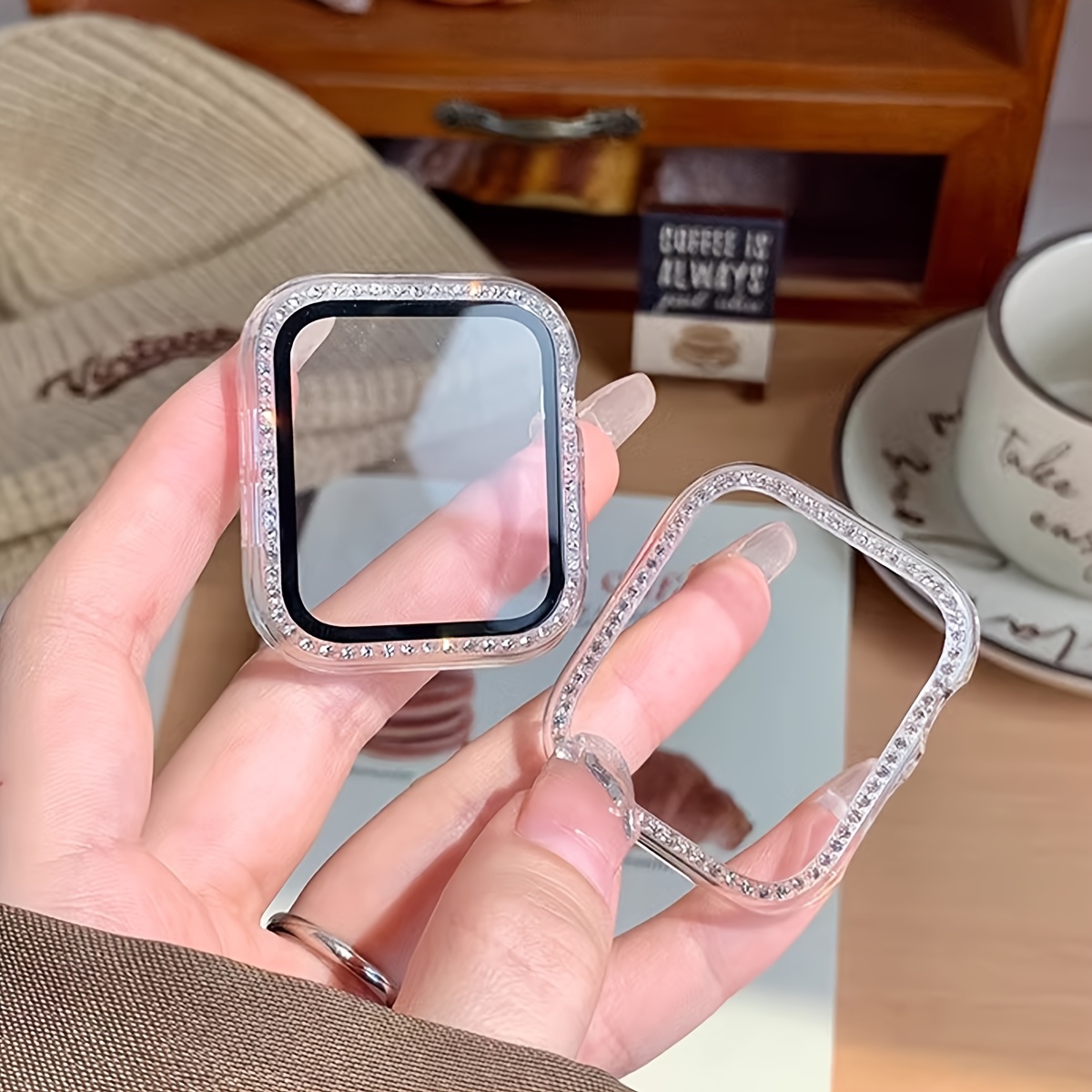 Чехол из стекла + бриллианта д – обзор и цена Smartwatch Band Accessories