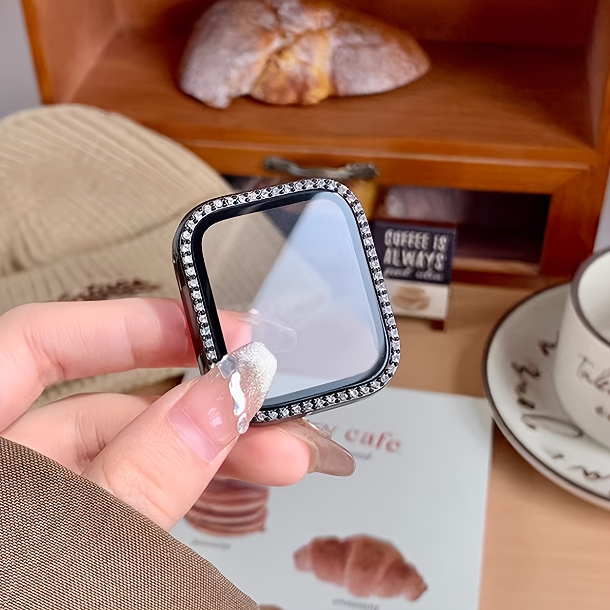 Чехол из стекла + бриллианта д – обзор и цена Smartwatch Band Accessories