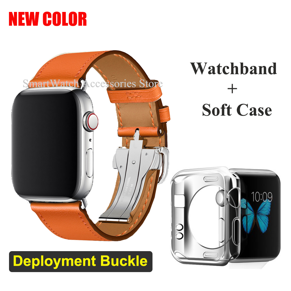 Ремешок кожаный с пряжкой для  – обзор и цена Smartwatch Accessories Shop