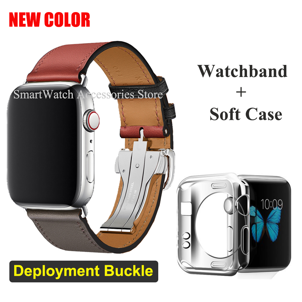 Ремешок кожаный с пряжкой для  – обзор и цена Smartwatch Accessories Shop