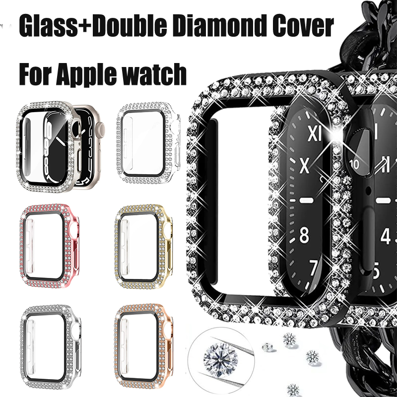Стекло + алмазный чехол для Ap – обзор и цена Smartwatch Band Accessories