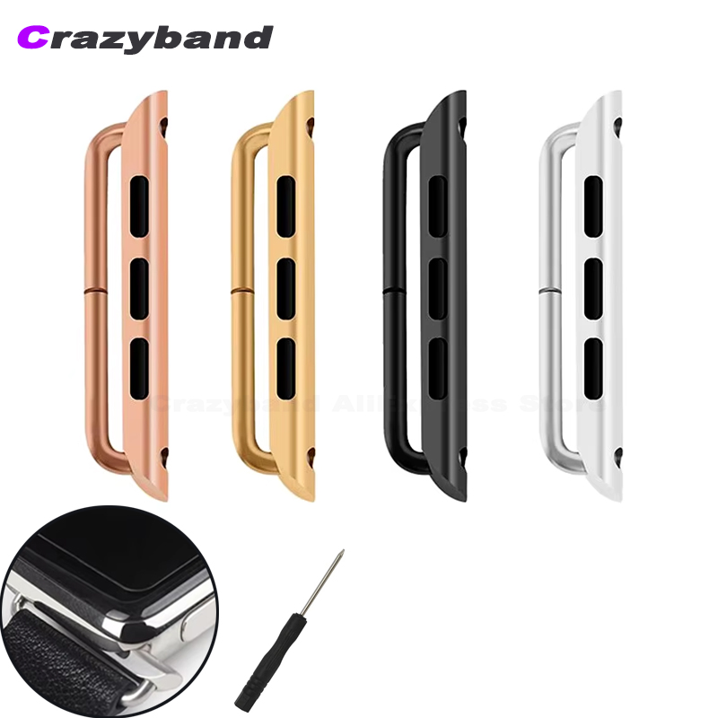 2 шт., адаптер из нержавеющей  – обзор и цена Watch Band Connector