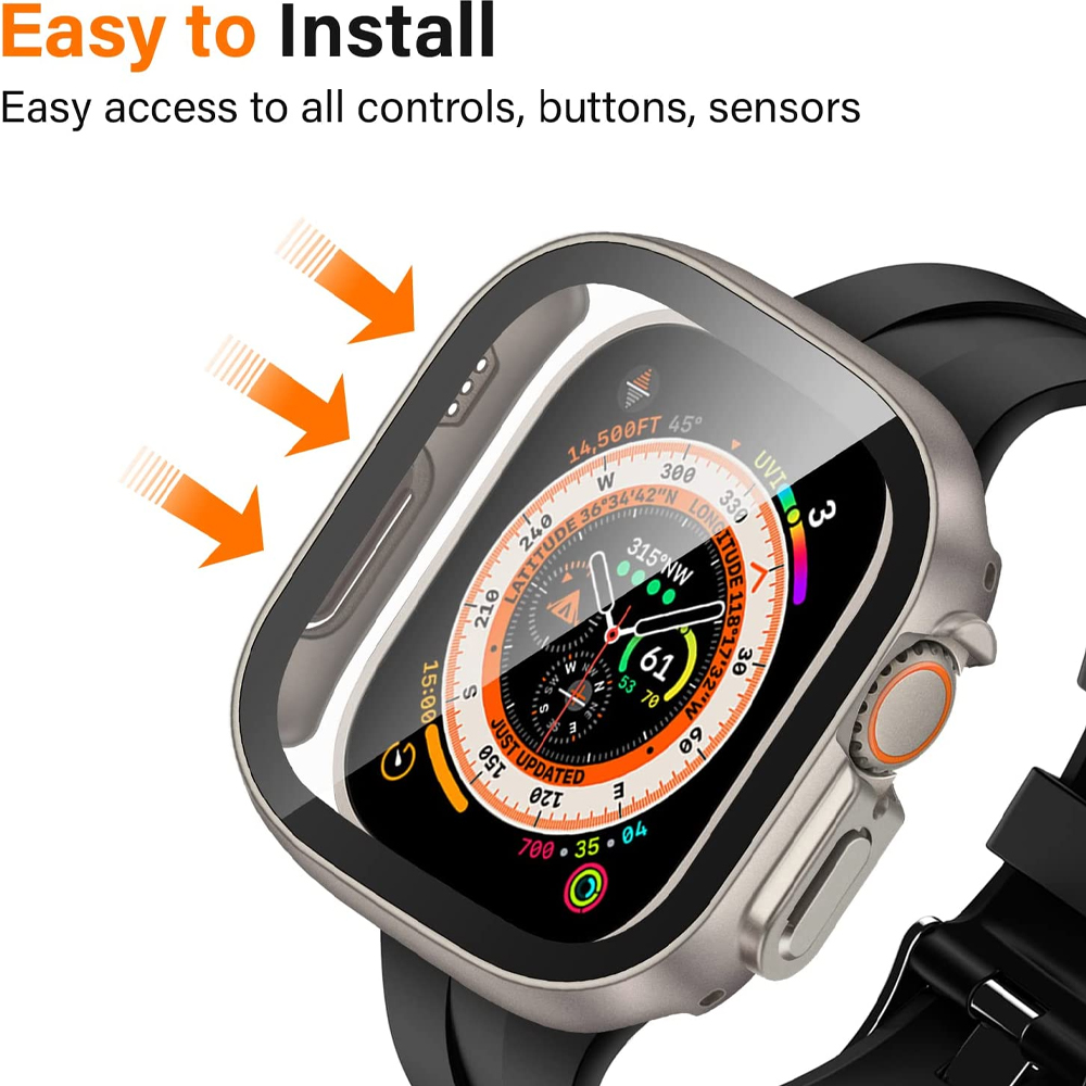 Стекло + чехол для Apple Watch – обзор и цена Smartwatch Band Accessories
