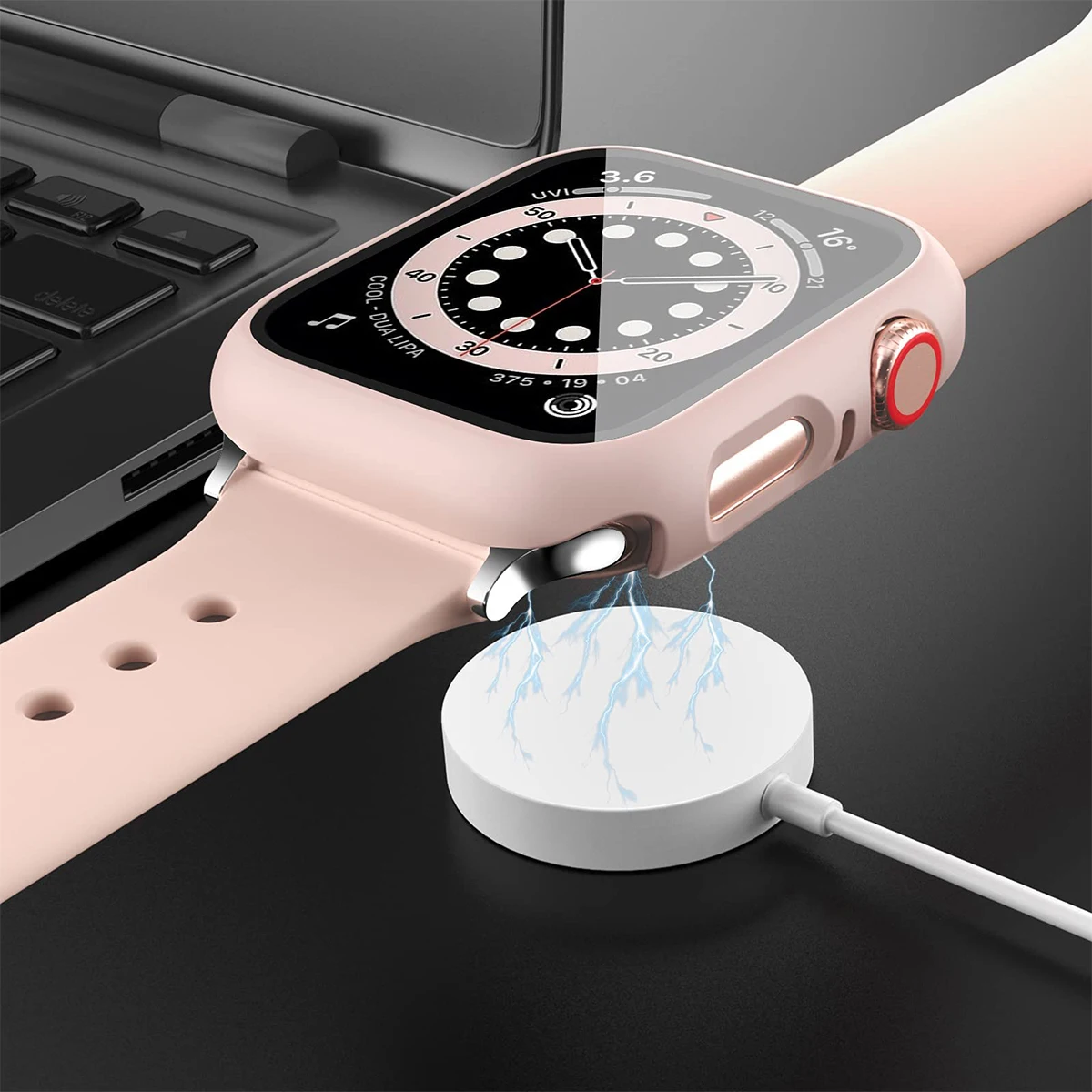 Закаленное стекло + чехол для  – обзор и цена Smartwatch Band Accessories