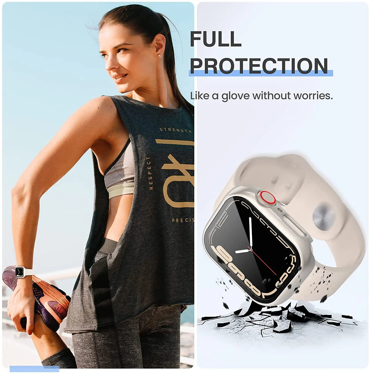 3 упаковки защитных чехла из з – обзор и цена Smartwatch Band Accessories