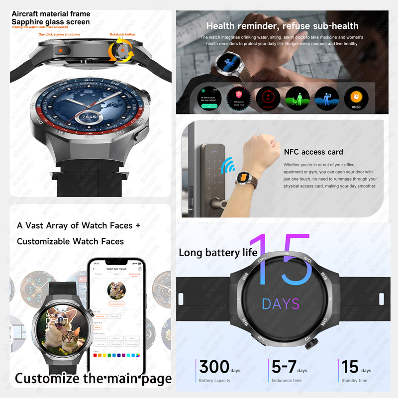 2026 Новые часы BOXUXING 5 MAX – обзор и цена Smartwatch Face