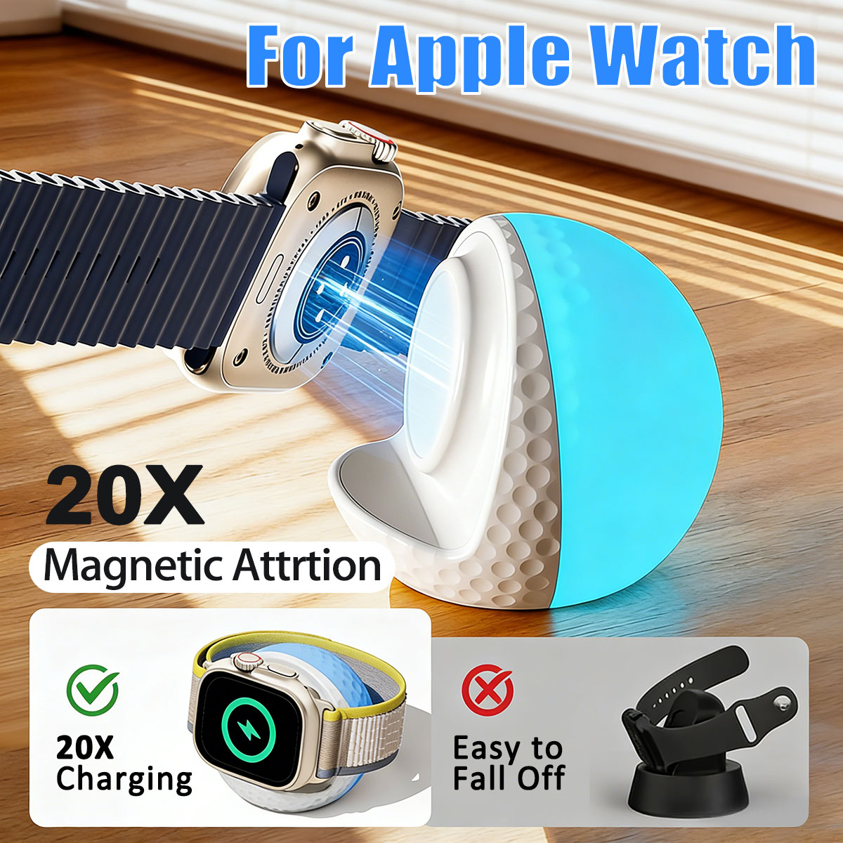 Портативная беспроводная заряд – обзор и цена Watch Charging Dock