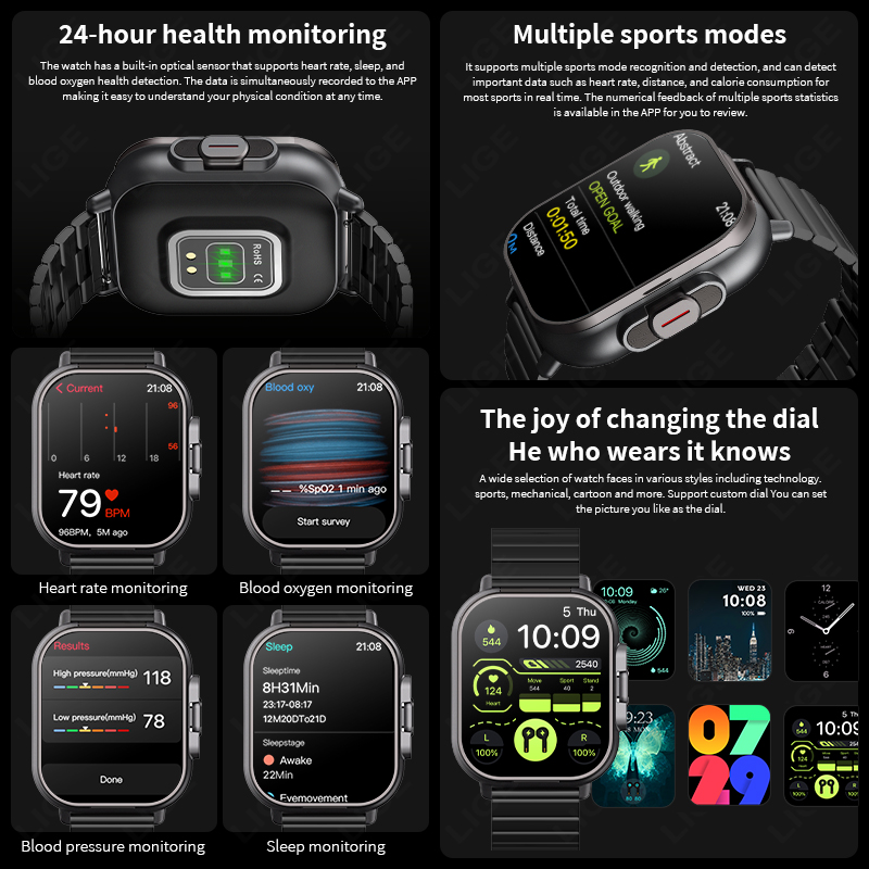 NFC Смарт-часы TWS Гарнитура 2 – обзор и цена Smartwatch Headset