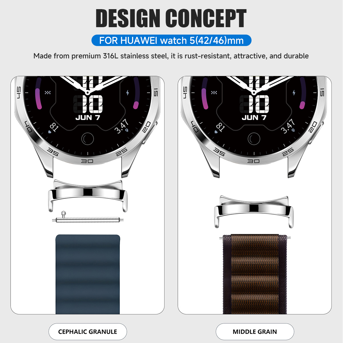 2 шт. адаптера для смарт-часов – обзор и цена Smartwatch Watch Accessories